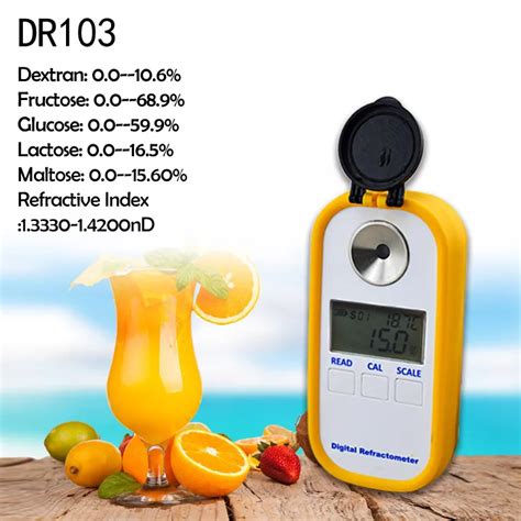 Portable Digital Refractometers convenience store|hand held auto refractometer.